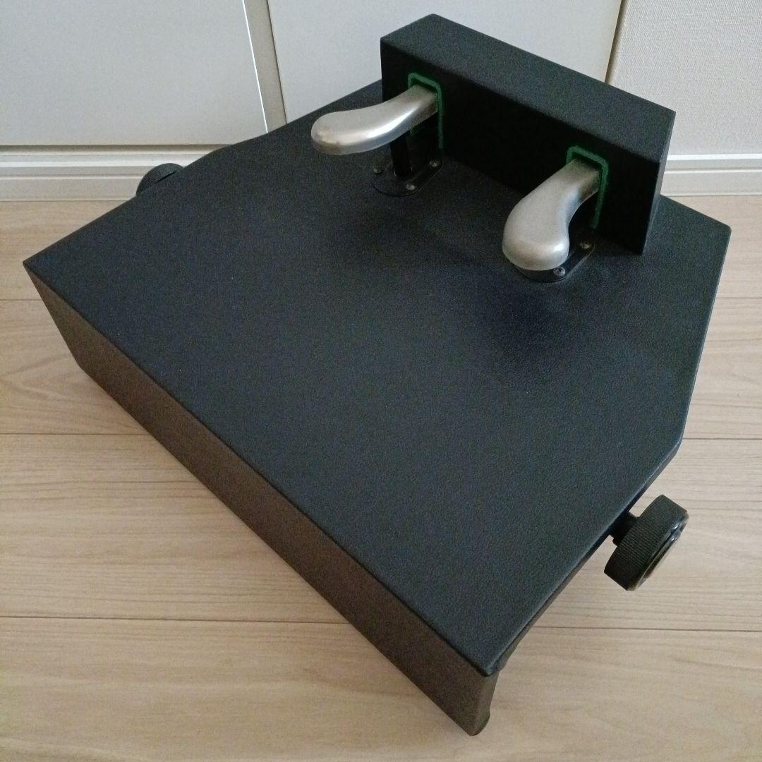 吉澤(PEACOCK)　ピアノ補助ペダル　AX-100　銀ペダル　黒　取説付