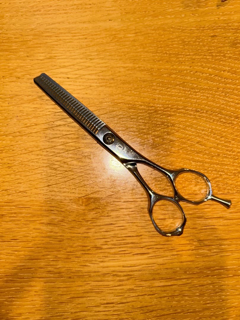 ［中古品］ミズタニシザーズ　セニングすきバサミ　すき率約25〜30%