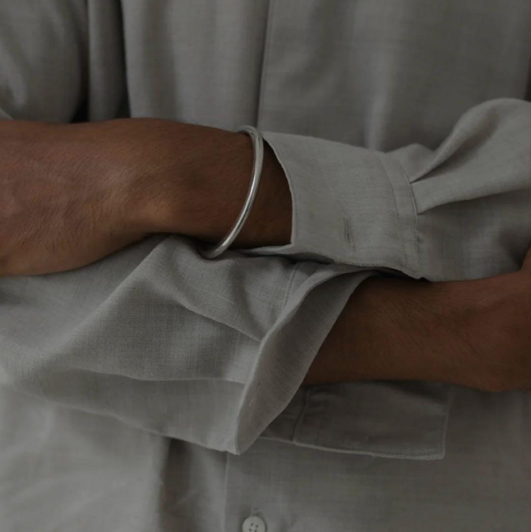 アクセサリー vebet basic volume bangle silver M