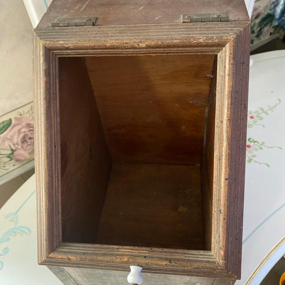 フランスアンティーク木製キャビネット 什器　BOX シェルフ