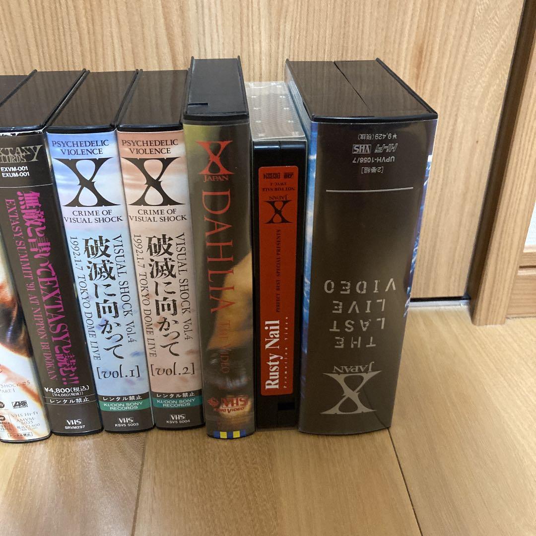 X JAPANビデオ10点セット&LUNA SEAビデオ2点セット