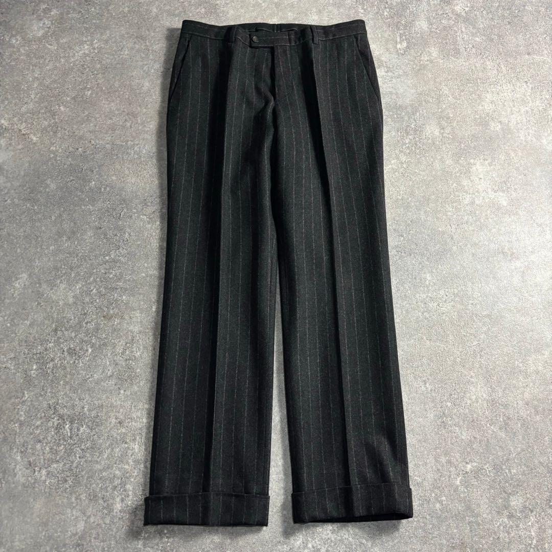 【GUCCI】セットアップ シングルスーツ グレーブラック 極上ウール