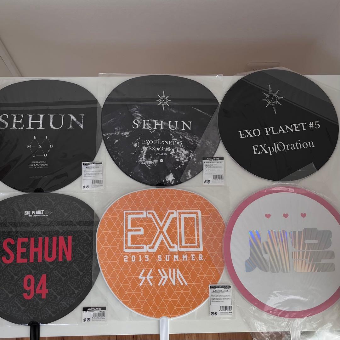 EXO セフン　うちわセット