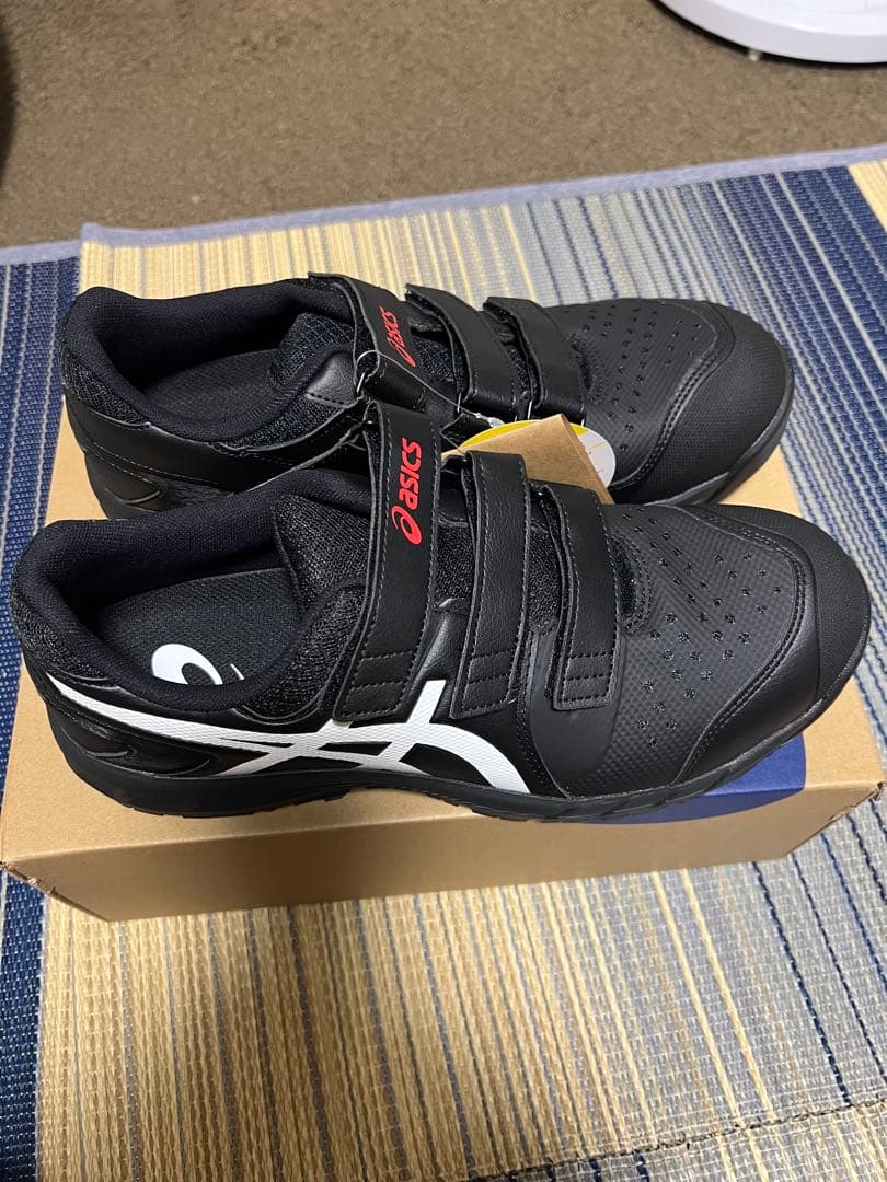 新品 アシックス asics WINJOB CP112 安全靴 黒 27cm