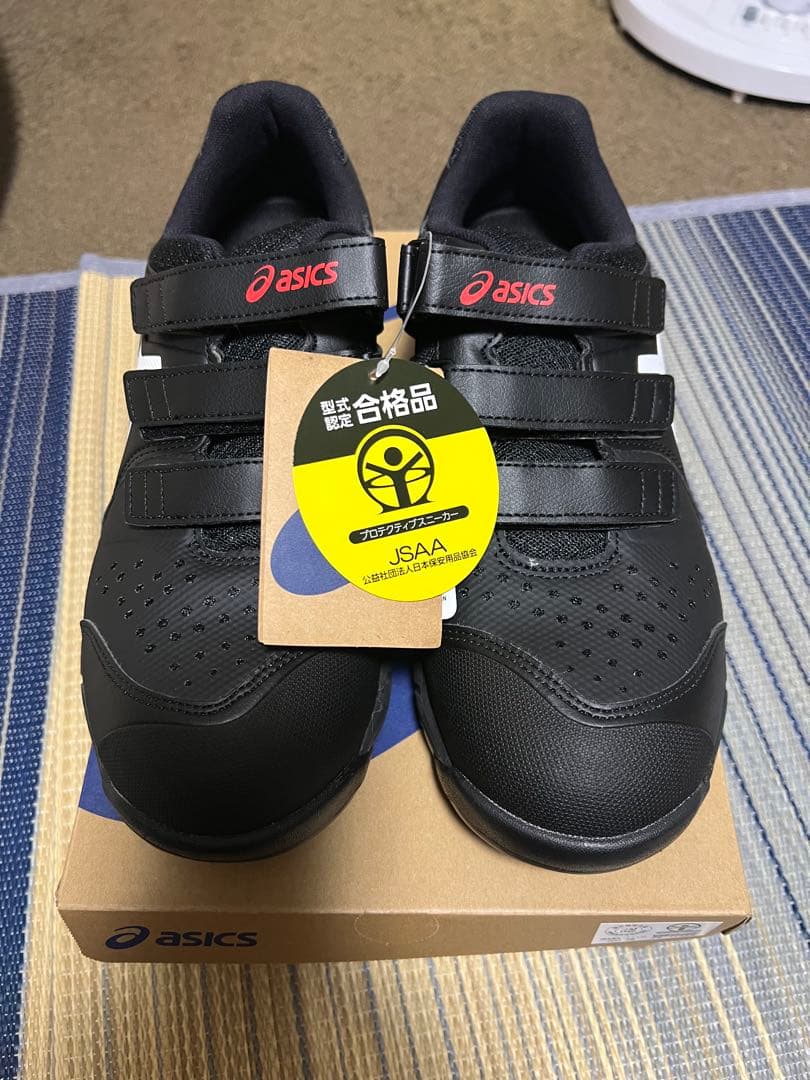 新品 アシックス asics WINJOB CP112 安全靴 黒 27cm