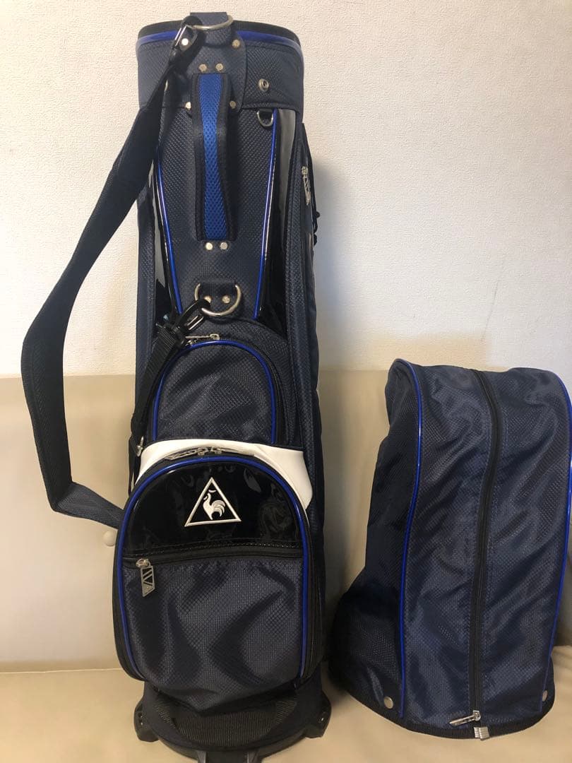 【送料込み】美品　ルコックスポルティフ　軽量キャディバッグ　ゴルフバッグ