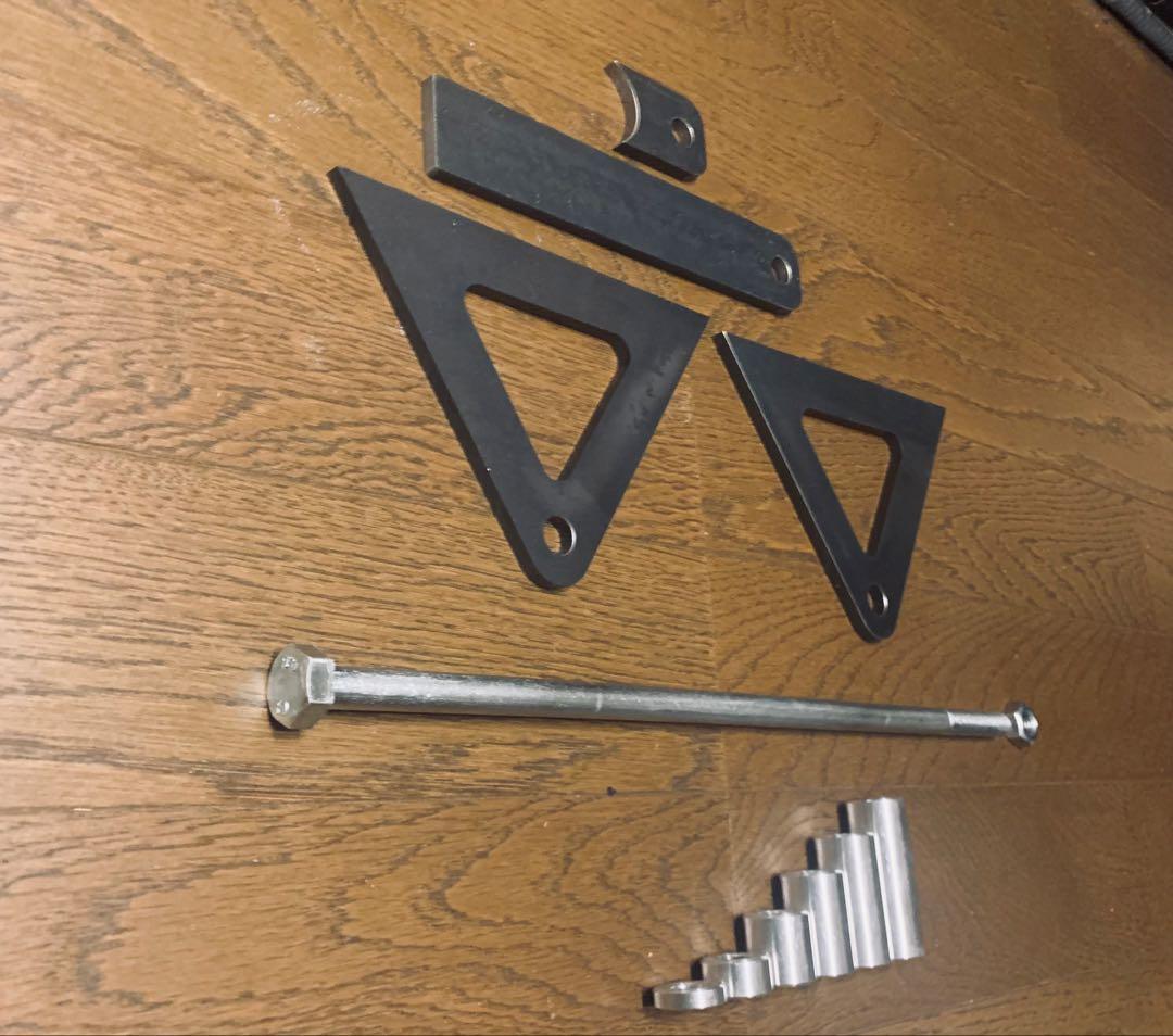 ホンダズーマー　直吊りカスタムセット　ロンホイ　太足化