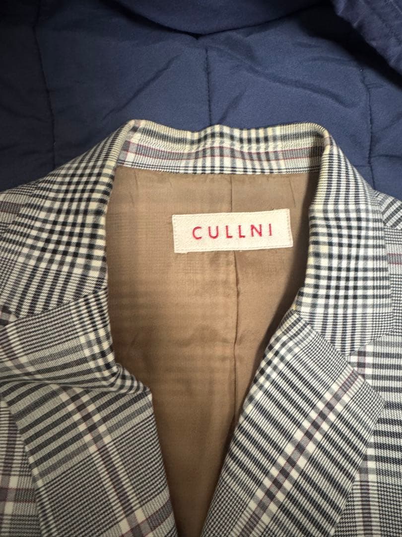 き*ん様 CULLNI クルニ　タイロッケングレンチェックジャケット　テーラード