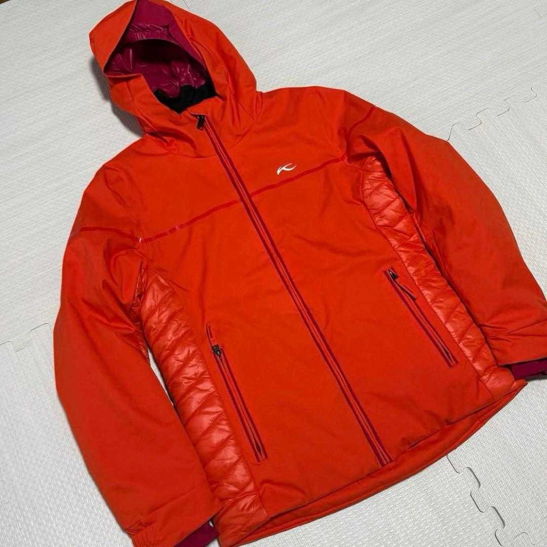 チュース　KJUS キッズ　ウェア　ジャケット　オレンジ　ピンク　152
