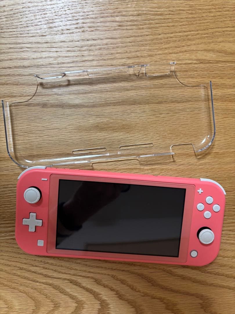 Nintendo Switch Lite コーラルピンク 充電器　クリアケース