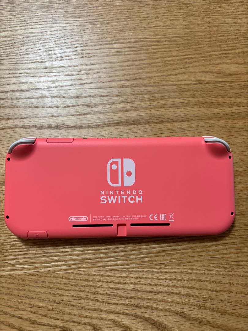 Nintendo Switch Lite コーラルピンク 充電器　クリアケース