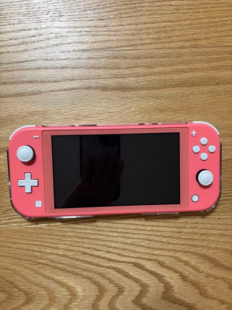Nintendo Switch Lite コーラルピンク 充電器　クリアケース