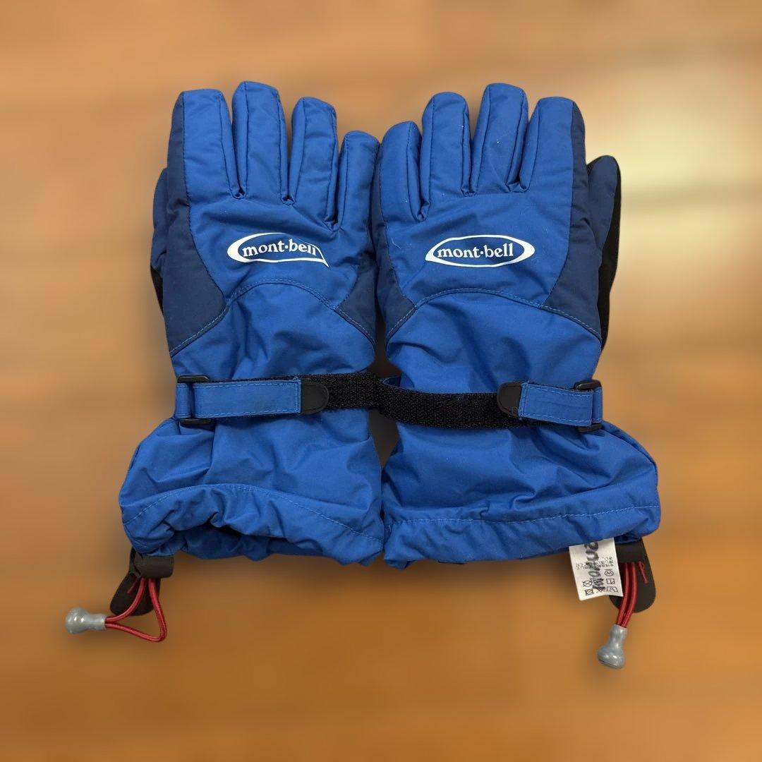 Montbell 子ども用スキーウェアセット　手袋付き