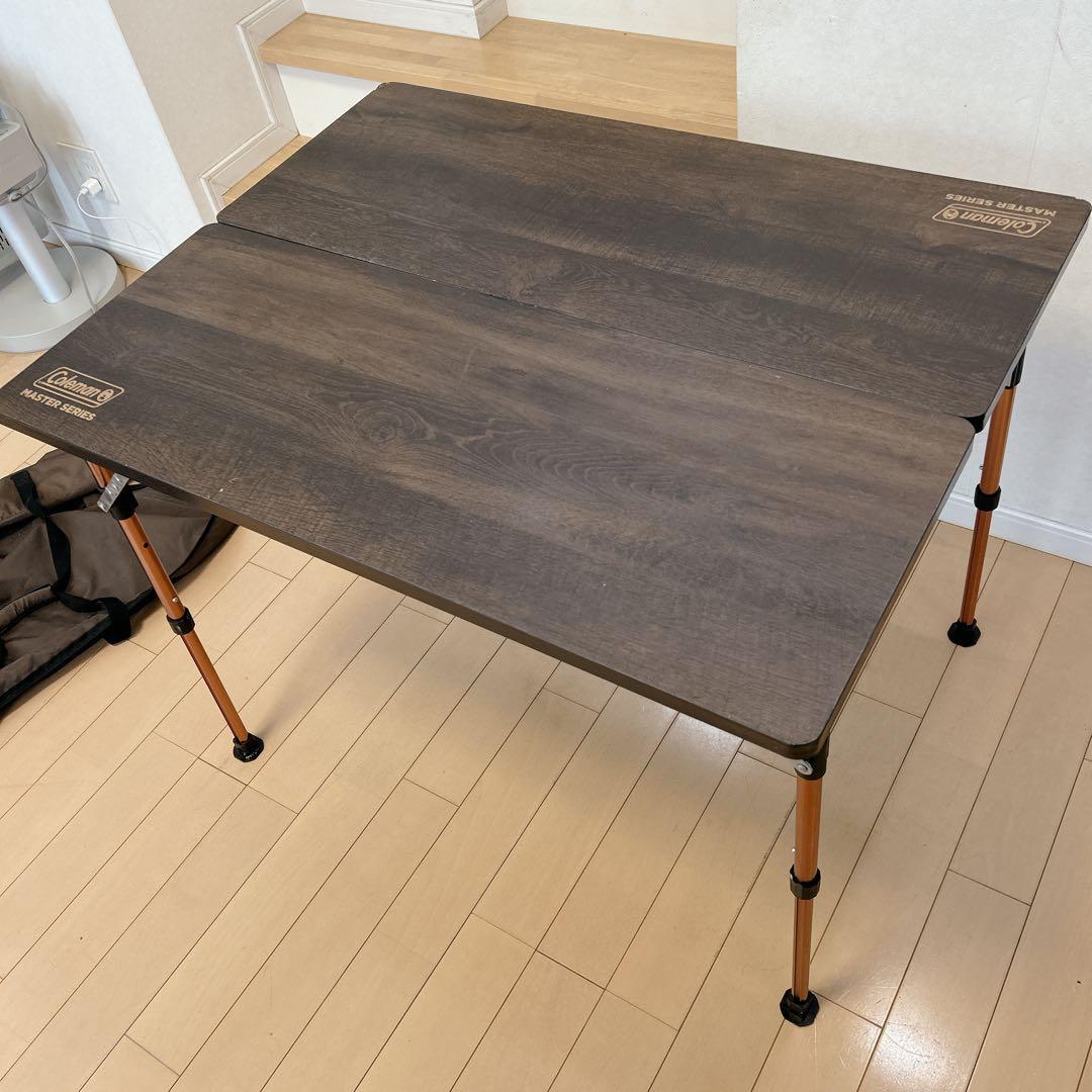 Coleman マスターシリーズ バタフライテーブル90 収納ケース付き