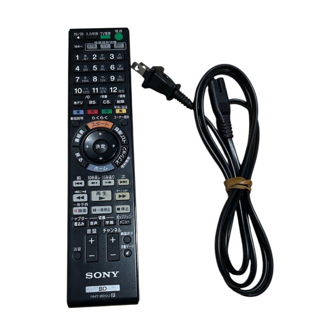 SONY BDZ-E500 500GB Blu-rayレコーダー 純正リモコン