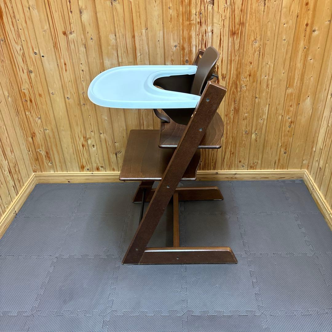 ストッケ トリップトラップ ウォールナットブラウン ベビーセット&トレイ付