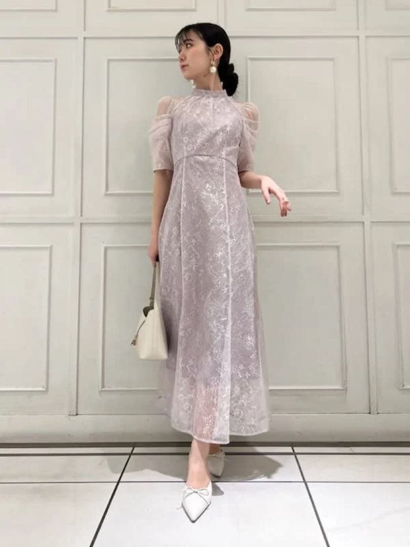 LAV1＊ SNIDEL スナイデル　 スパンコールレースドレス