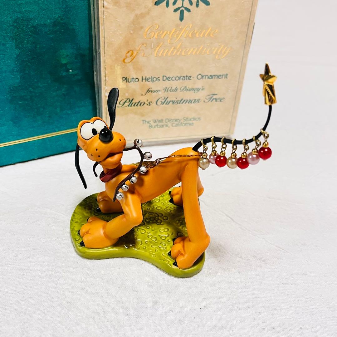 ディズニー　wdcc フィギュア　プルート　クリスマス