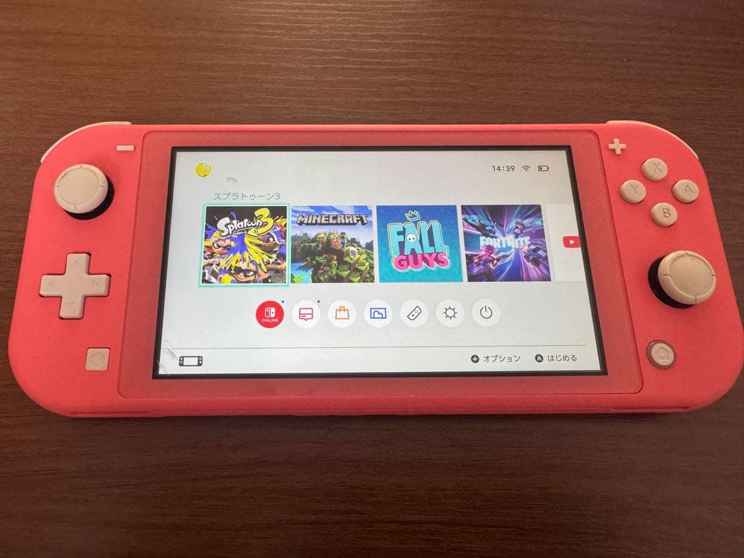Nintendo Switch Lite コーラル 本体 箱あり　付属品完備