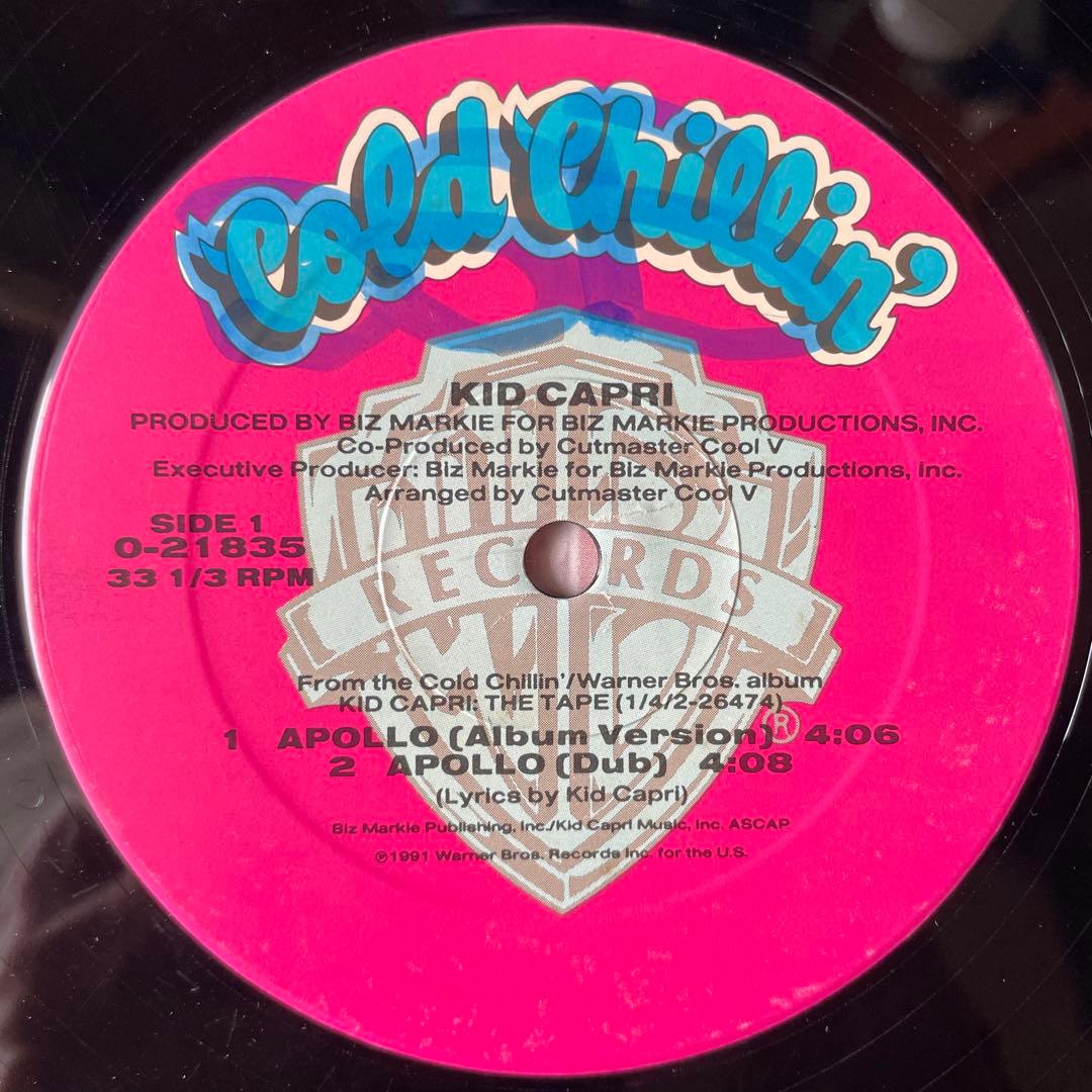 Kid Capri Apollo レコード cold chillin