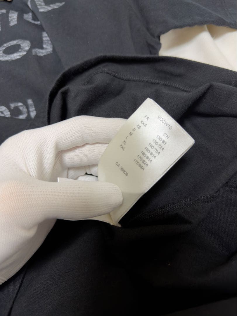 【1/4まで】LOUIS VUITTON 反転ロゴ Tシャツ 半袖 ブラック