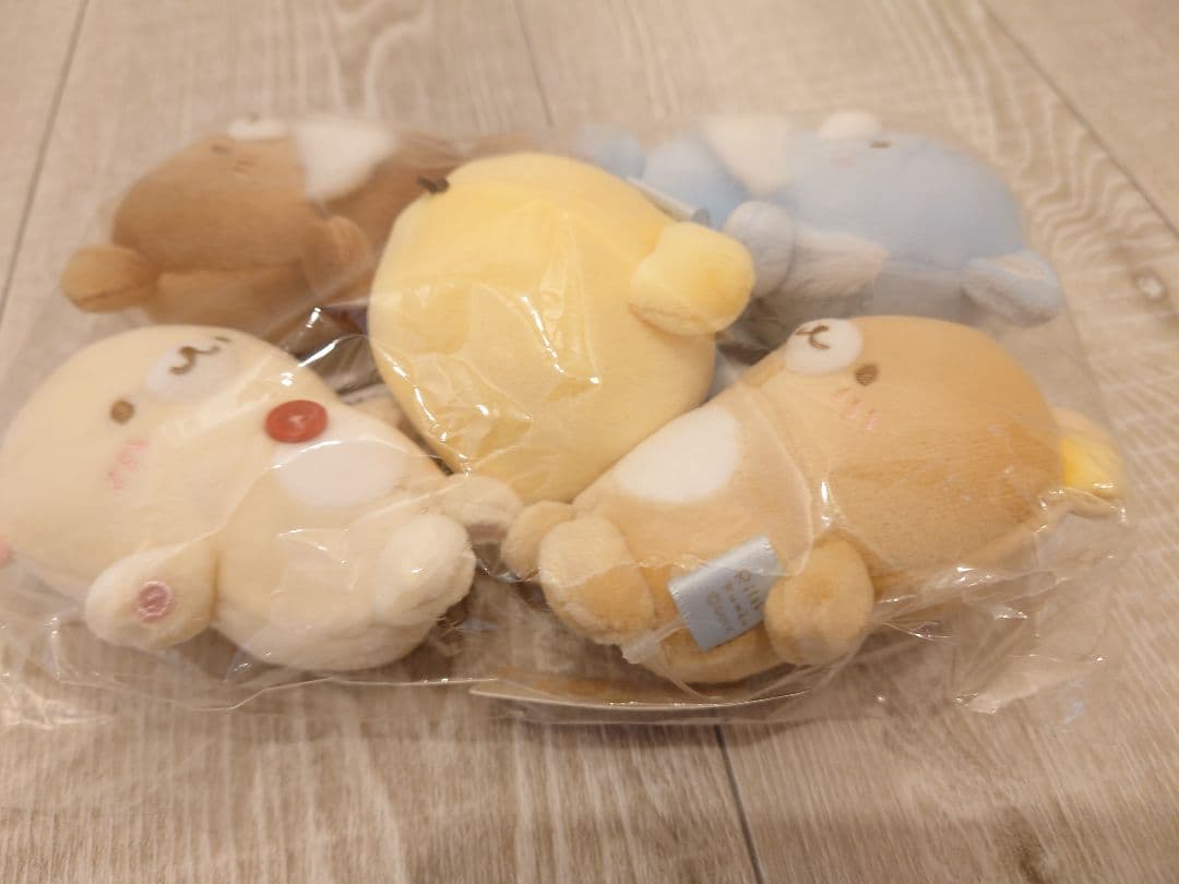 リラックマ　てのりぽっちゃりほにゃぐるみ 5体セット