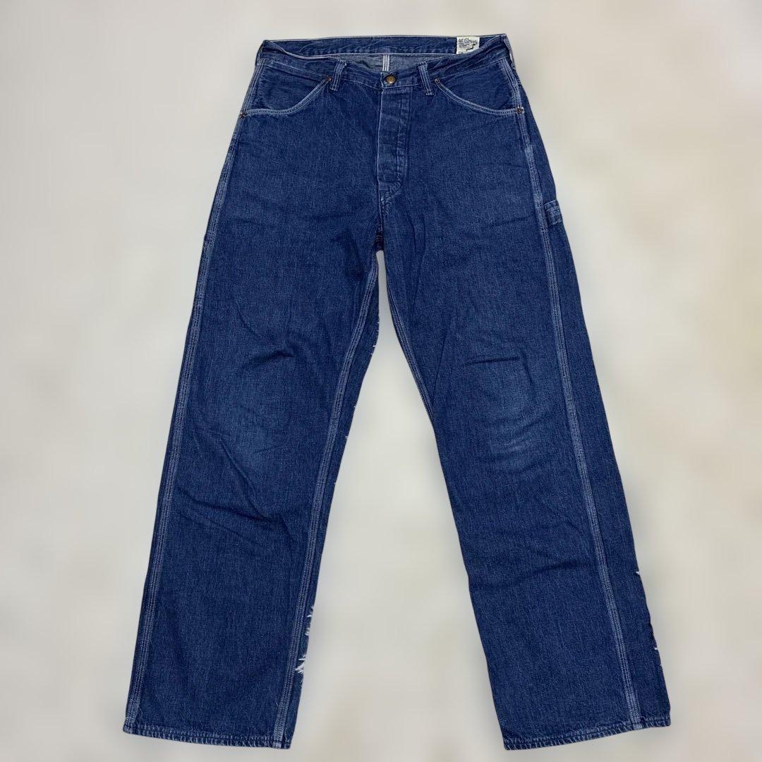【美品】orSlow オアスロウ ペインターパンツ デニム 日本製