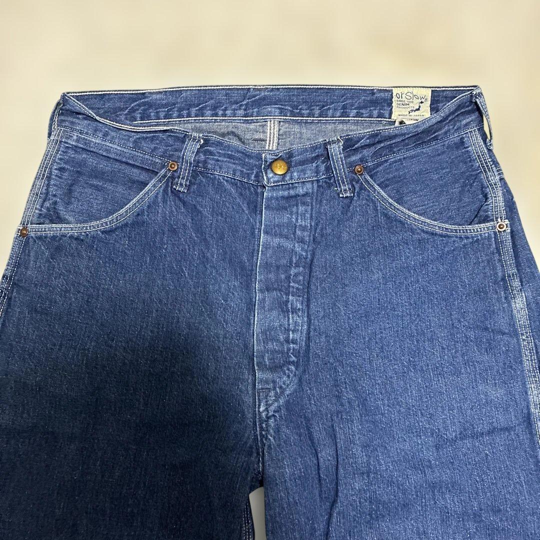 【美品】orSlow オアスロウ ペインターパンツ デニム 日本製