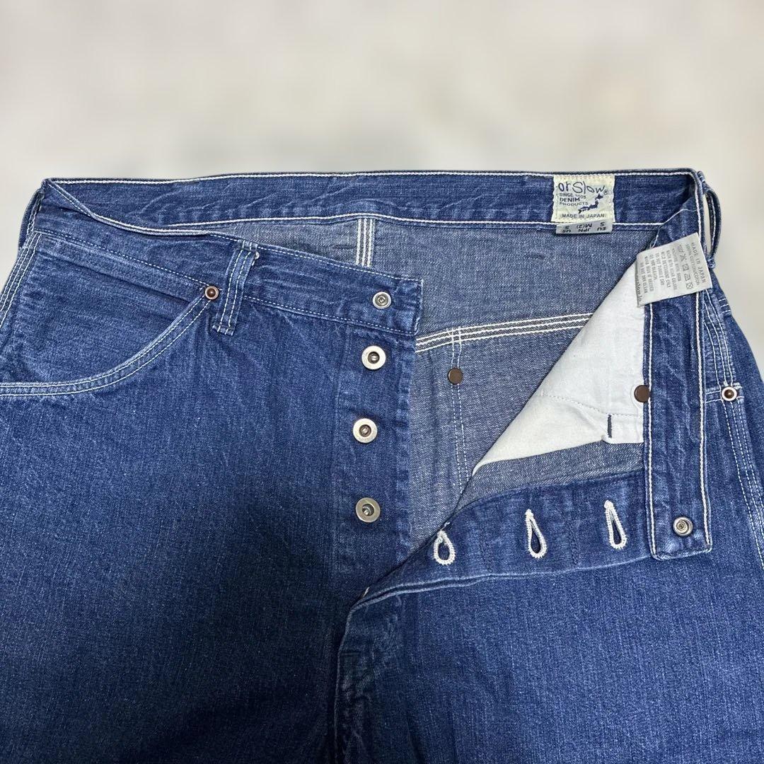 【美品】orSlow オアスロウ ペインターパンツ デニム 日本製