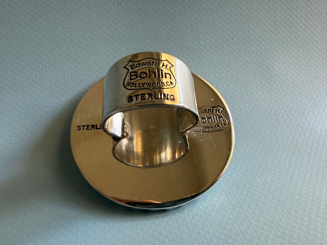 アクセサリー Edward H Bohlin Scarf Slide Indian Head