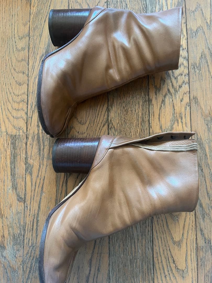 マルジェラ 足袋スーツ ブラウン 37.5 ダメージあり