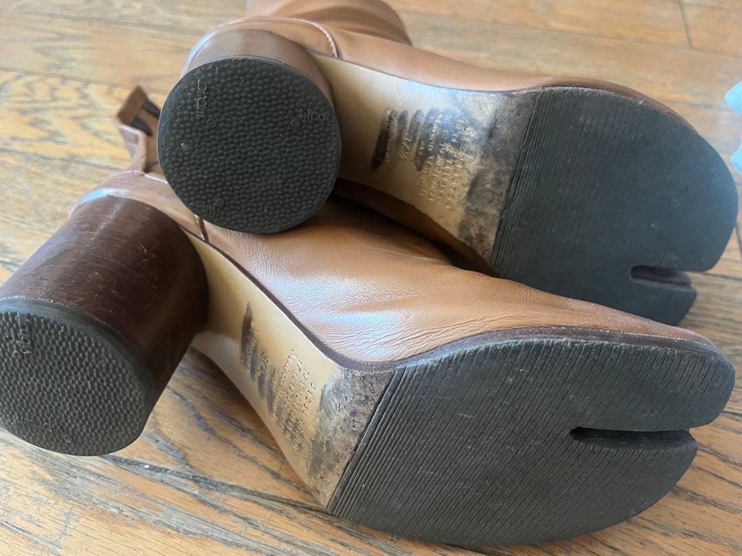 マルジェラ 足袋スーツ ブラウン 37.5 ダメージあり