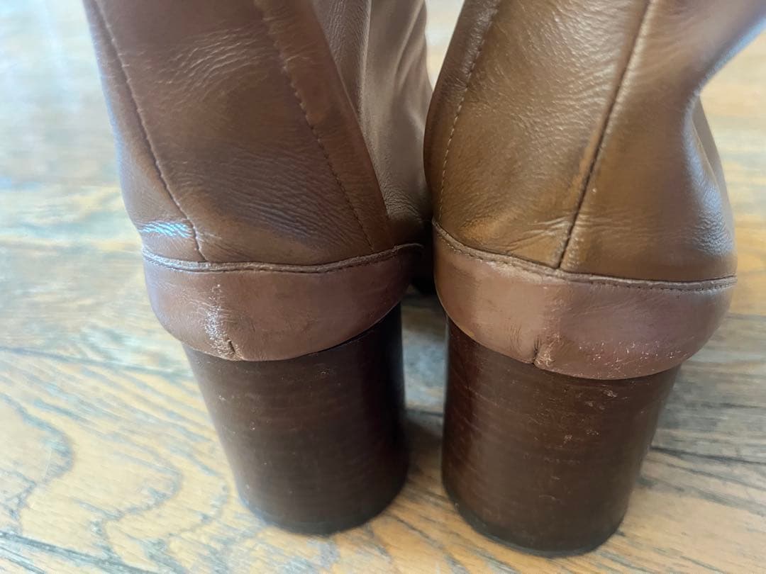 マルジェラ 足袋スーツ ブラウン 37.5 ダメージあり