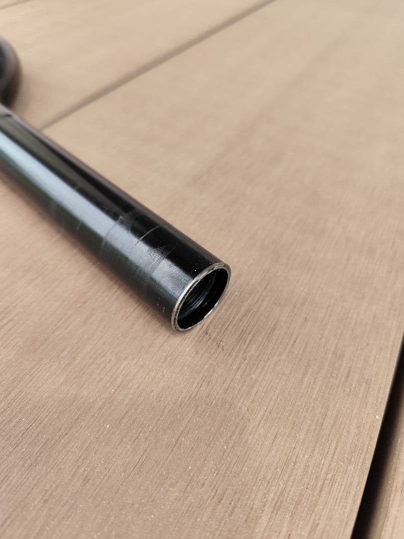 ODYSSEY ブラック フロントフォーク　　　　※トップキャップ無し