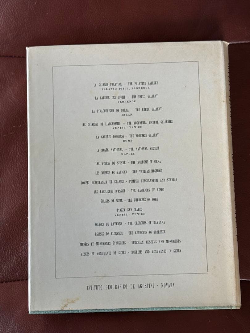 アンティーク洋書　ウフィッツィ美術館The Uffizi Gallery