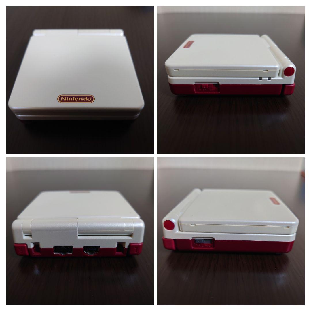 ③ 任天堂 ゲームボーイアドバンスSP ファミコンカラー本体 ＋ ソフト13本