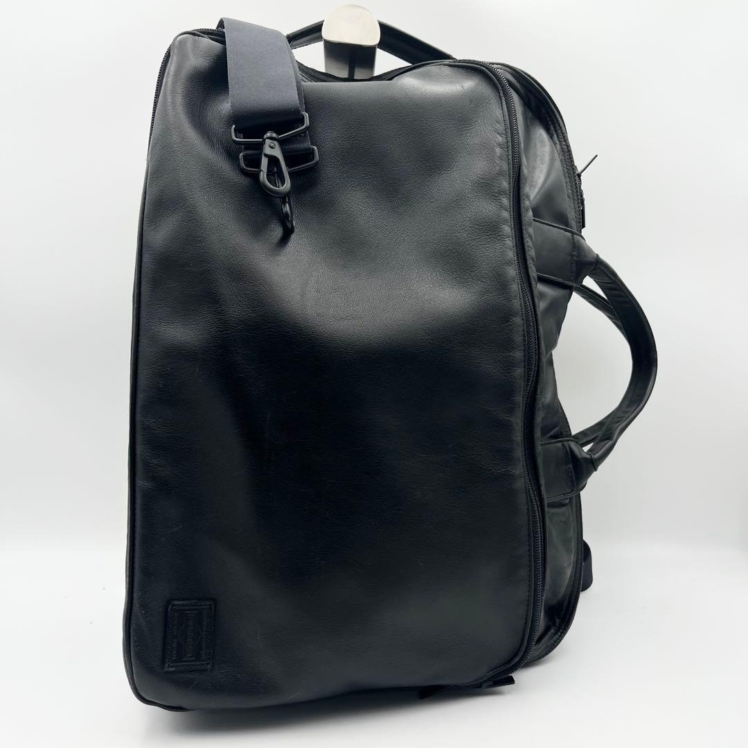 希少✨ ポーター リュック 3way レザー ビジネスバッグ A4可 ロコ型押し