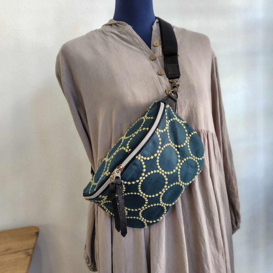 パ*リ様 ミナペルホネン/tambourine タンバリングリーン×クリーム/ボ