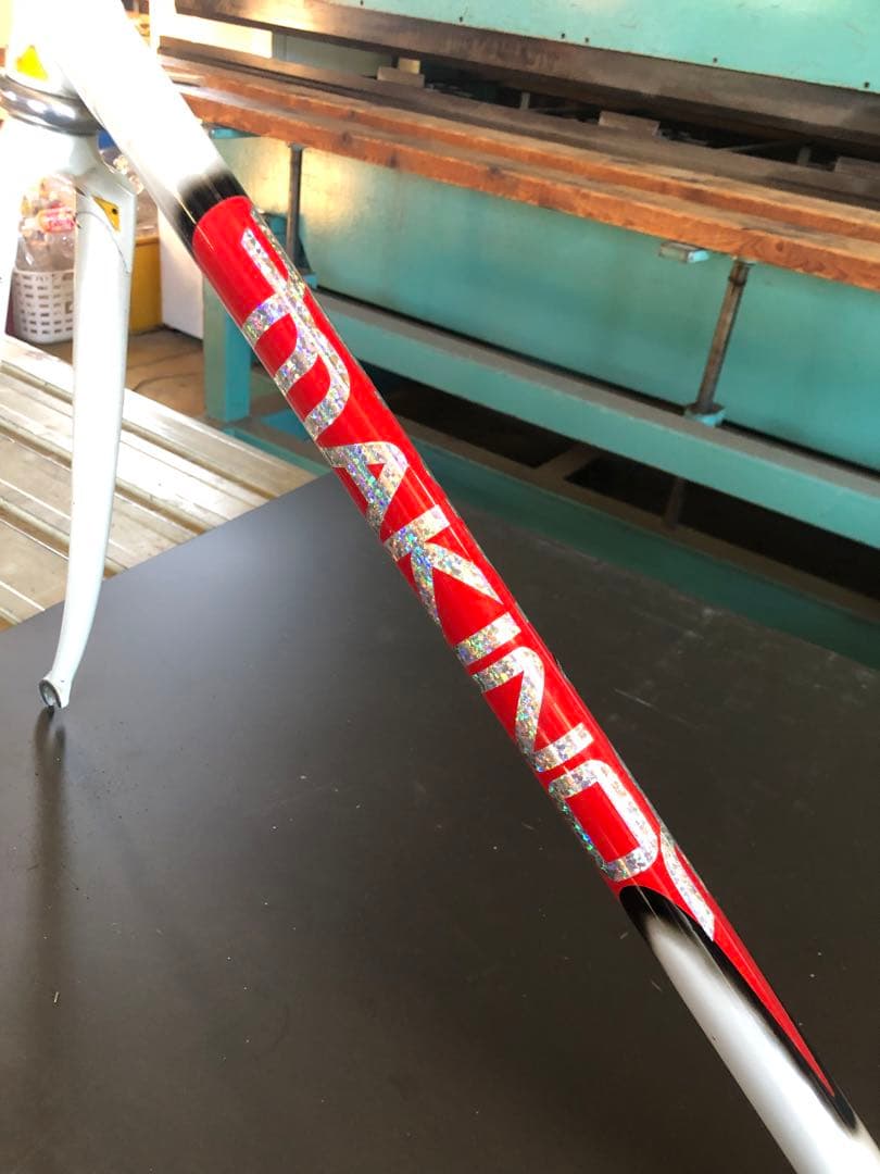 MAKINO マキノ　フレーム 競輪　njs刻印 bb有　凹みあり？