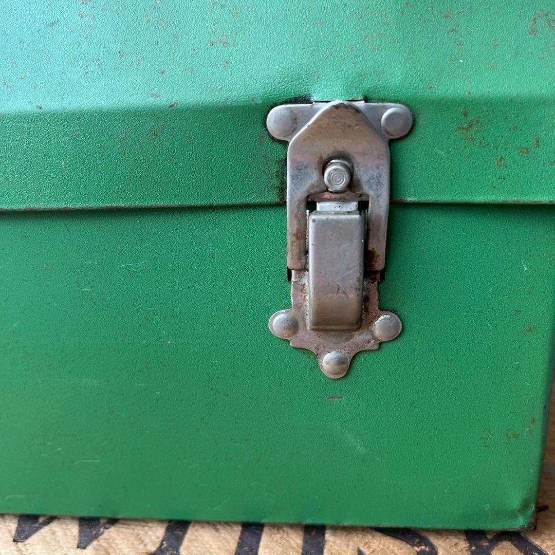 【USA vintage】1940sサーモス　メタル　ランチボックス　アメリカ