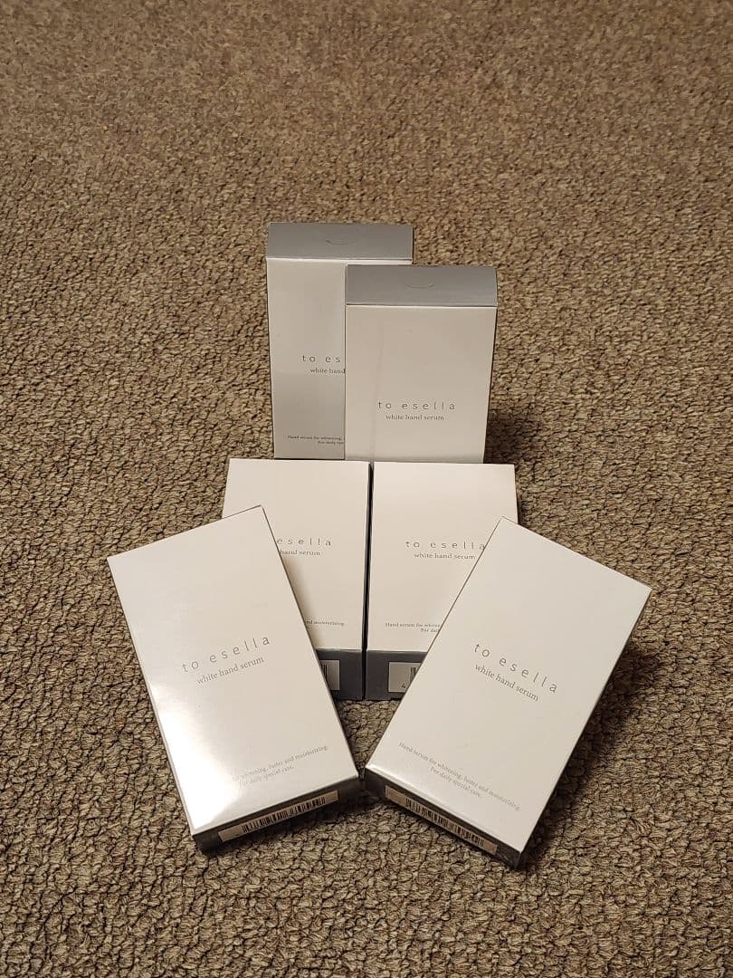 to esella ホワイトハンドセラム 20ml 6個セット