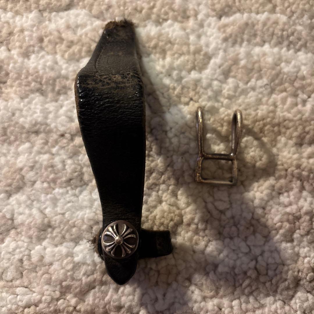 CHROME HEARTS BELT LOOP クロスボール　レザーベルトループ