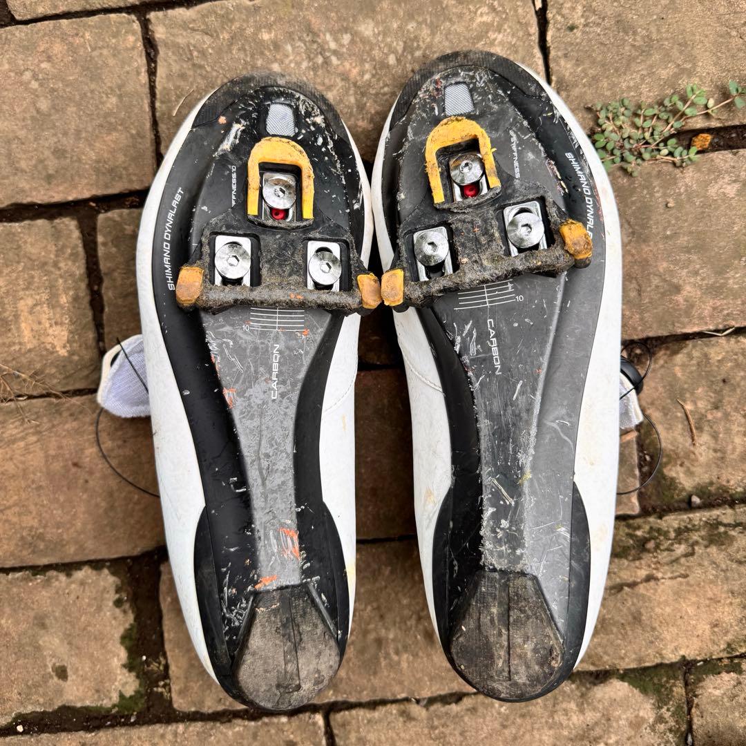 シマノ　ビンディングシューズ　RC7 42 カーボン　ホワイト　BOA