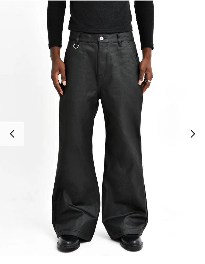 パンツ Asapmode Stacked Oil Coating Pants