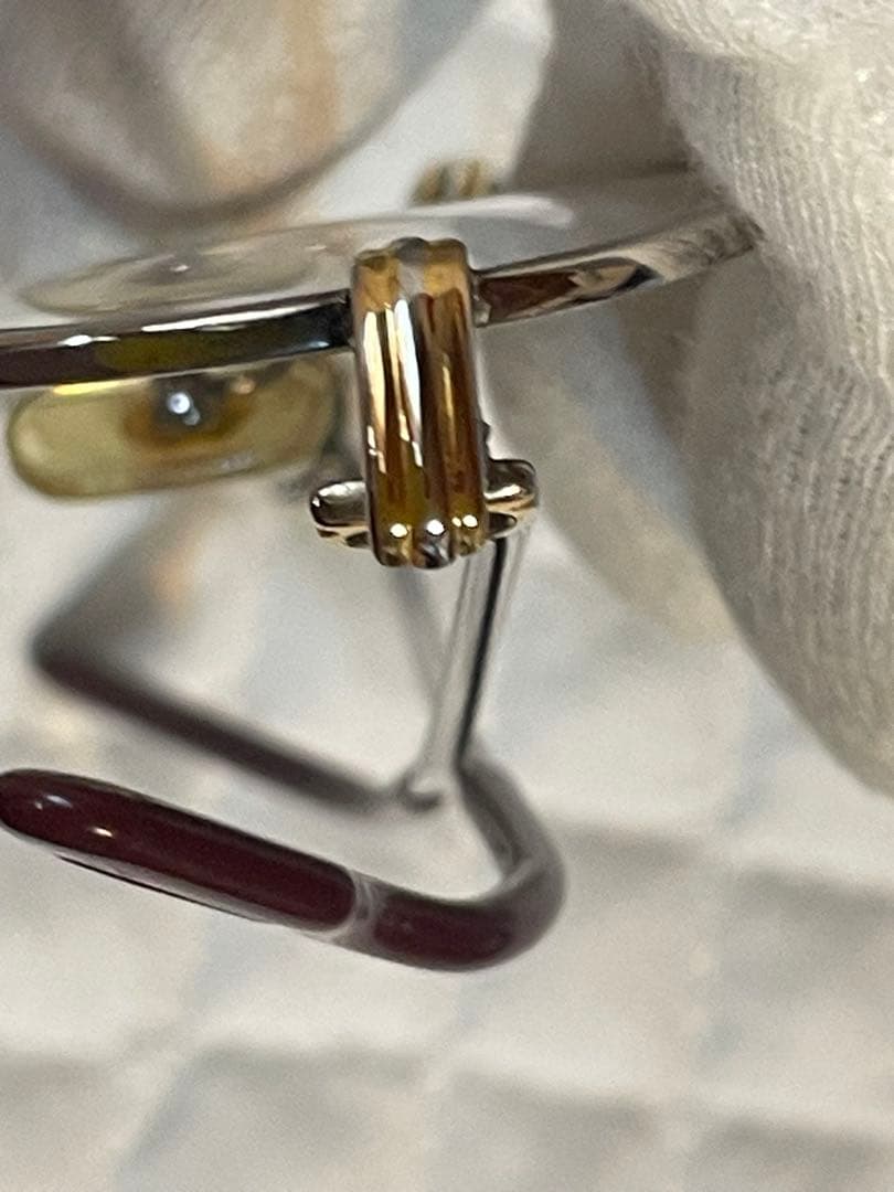 Cartier　フランス製　フルリム メタルオーバル　メガネ