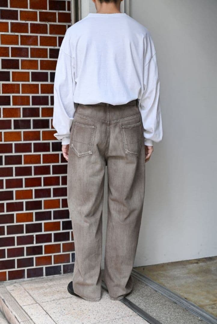 ANCELLM 25AW #01 AGING01 サイズ1 BROWN