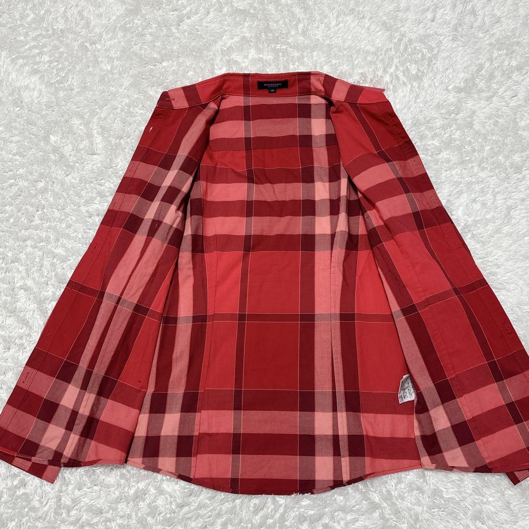 【BURBERRY LONDON】メガチェック ノヴァチェックシャツ 長袖