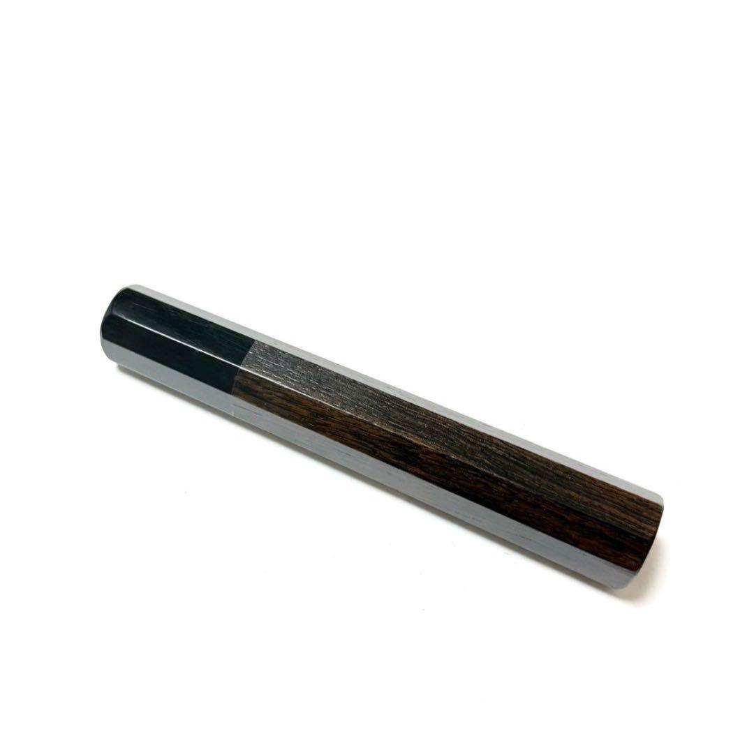 5本セット 黒水牛角 ペティ4寸 黒檀八角柄 ペティ120 手作り 包丁の柄