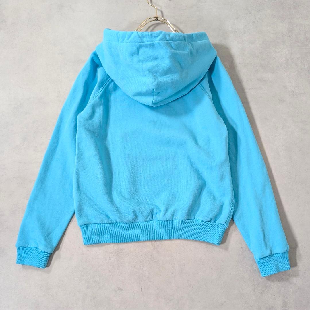 美品★ラルフローレン ビックポニー刺繍 パーカー ターコイズブルー XS