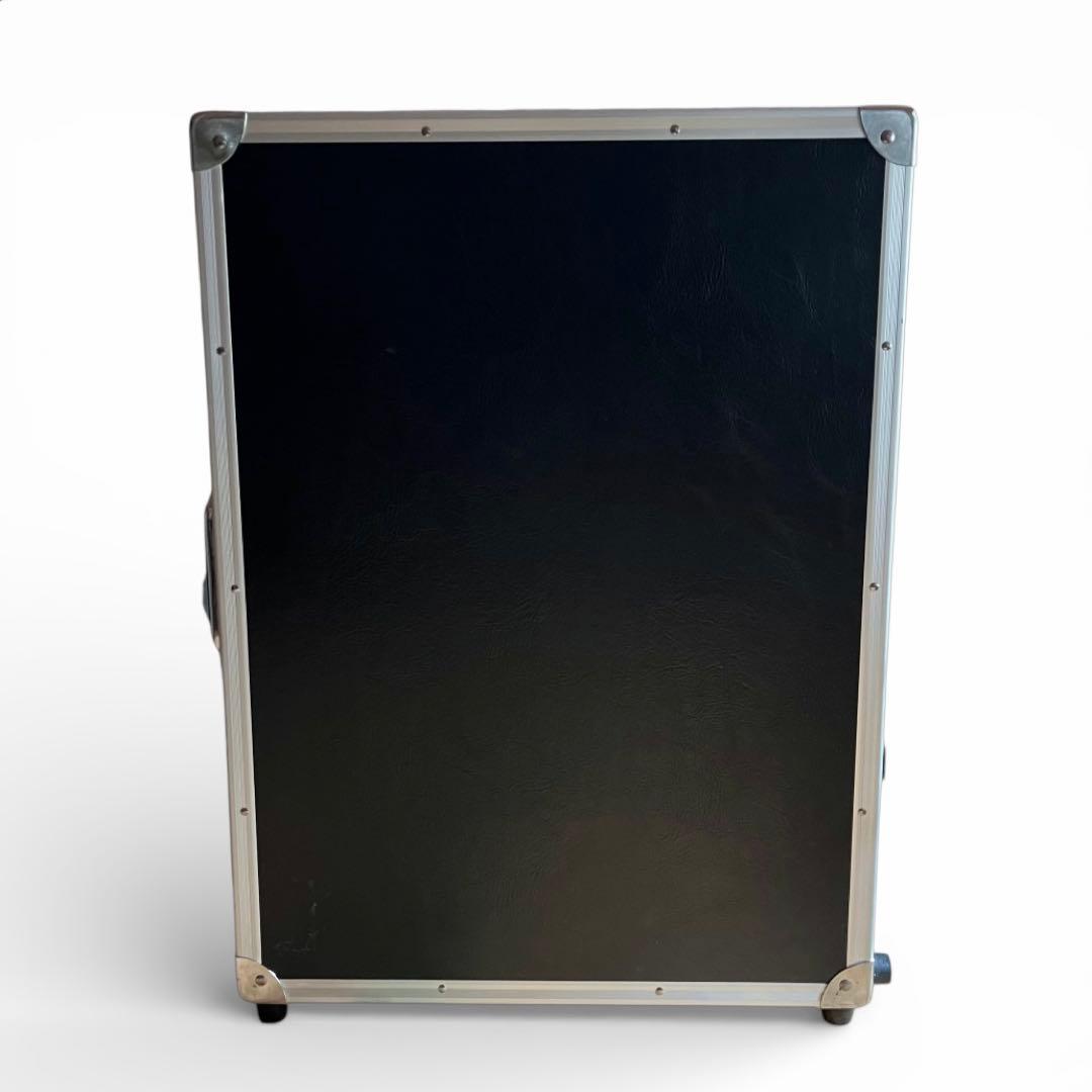 プロ用メイクステーション キャリーケース型　ライト付き　高さ調節可能